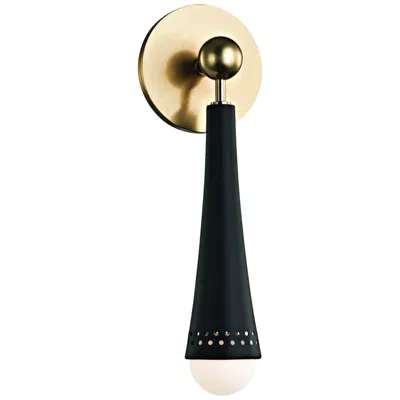 Hudson Valley Tupelo 14" High Aged Brass Led Wall Sconce