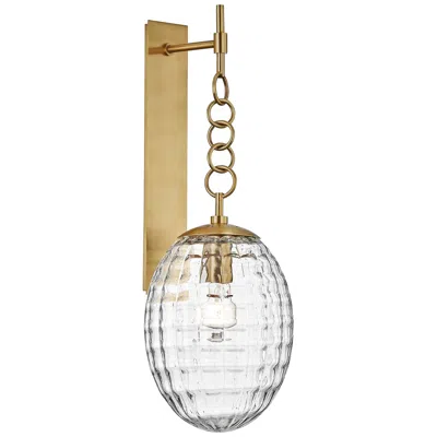 Hudson Valley Venice 24" High Aged Brass Wall Sconce