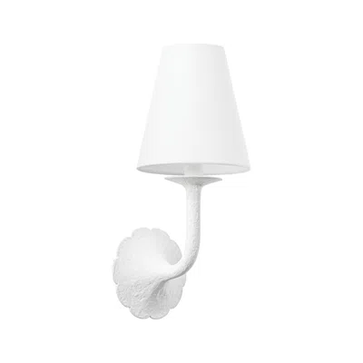 Hudson Valley Winnipeg 6.5" 1 Lt. White Plaster Wall Sconce