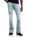 Hudson Walker Kick Flare Bootcut Jeans In Spring Break Blue In Spring Break