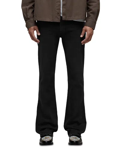 Hudson Walker Kick Flare Cotton Blend 34 Jeans In Bishop In Black