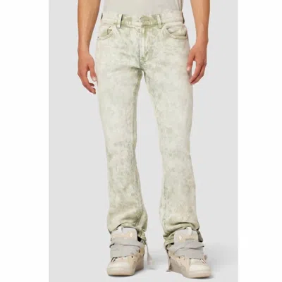 Hudson Walker Kick Flare Jeans In Acid Army Wash In Neutral