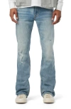 Hudson Walker Kick Flare Distressed Jeans In Resort Blue In Resort