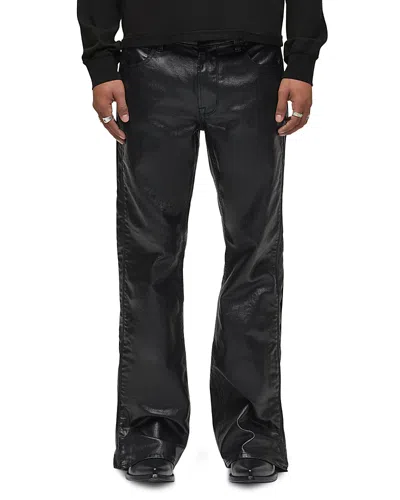 HUDSON WALKER TRACK PANTS IN COATED ONYX