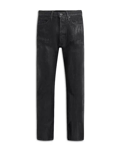 Hudson Wes Classic Straight Fit Jeans In Jackson In Black