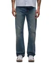Hudson Wes Classic Straight Fit Jeans In Ranger Blue In Blue