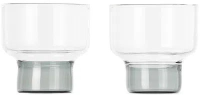 Hudson Wilder Gray Aita Short Glass Set In Smoke