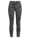 Hudson Woman Jeans Military Green Size 31 Viscose, Cotton, Lyocell, Polyester, Elastane In Green