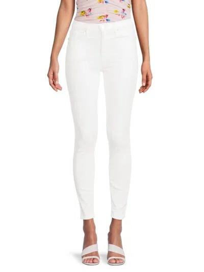Hudson Women's Barbara High Rise Ankle Skinny Jeans In White