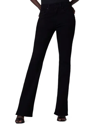 Hudson Women's Barbara Mid Rise Boot Cut Jeans In Black