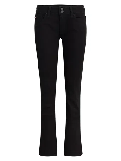 Hudson Women's Beth Mid-rise Stretch Jeans In Black