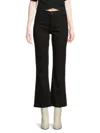 Hudson Women's Blair Black Rinse Bootcut Jeans In Black
