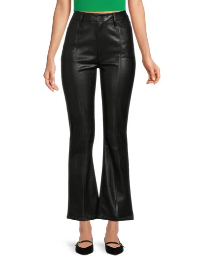 Hudson Babies' Women's Blair Faux Leather Bootcut Pants In Black