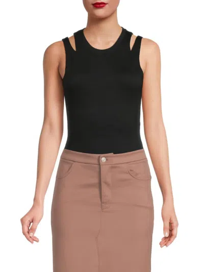 Hudson Women's Cutout Bodysuit In Black
