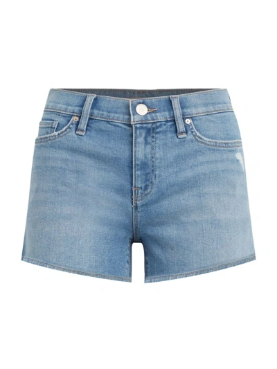 Hudson Women's Gemma Mid-rise Denim Shorts In Pacific