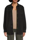 Hudson Women's Grommet Denim Trucker Jacket