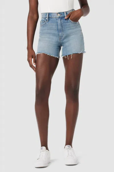 Hudson Women's Harlow High Rise Short In Ocean Air In Blue
