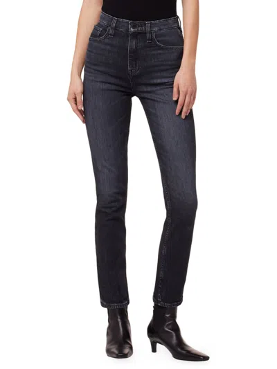Hudson Babies' Women's Harlow Ultra High Rise Cigarette Ankle Jeans In Eco Black