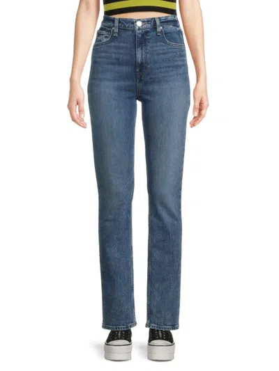 Hudson Women's Harlow Ultra High Rise Straight Jeans In Blue