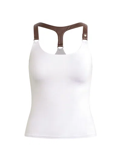 Hudson Women's Harness Stretch Tank In White