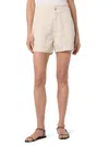 Hudson Jeans Pieced Waist Denim Shorts In Neutral