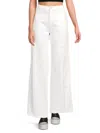 Shop Hudson Women's High Rise Wide Leg Cargo Jeans In White