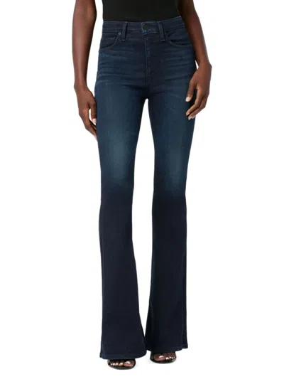 Hudson Babies' Women's Holly High Rise Flare Jeans In Tourmaline Blue