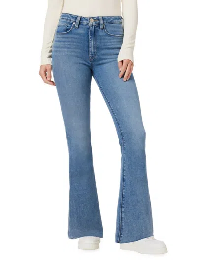 Hudson Babies' Women's Holly Mid Rise Flare Jeans In Blue