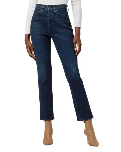 Hudson Women's  Holly Jeans Blue Denim High Rise Straight Leg Ankle Jzz327