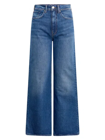 Hudson Women's Jodie Loose-fit Wide-leg Jeans In Blue