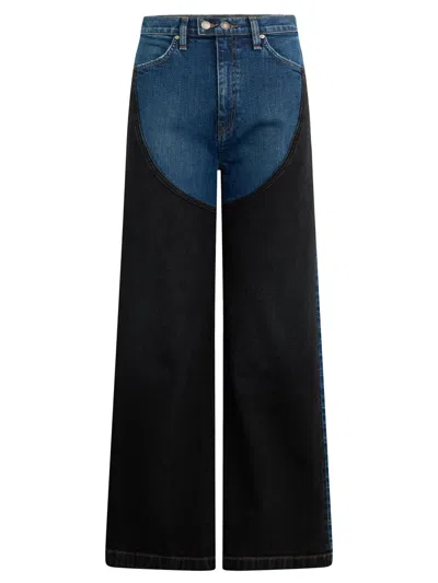 Hudson Women's Jodie Paneled Wide-leg Jeans