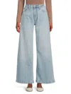 Hudson Women's Jolene Light Wash Wide Leg Jeans In Light Blue