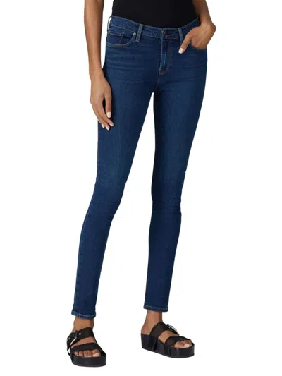 Hudson Women's Mid Rise Super Skinny Jeans In Blue