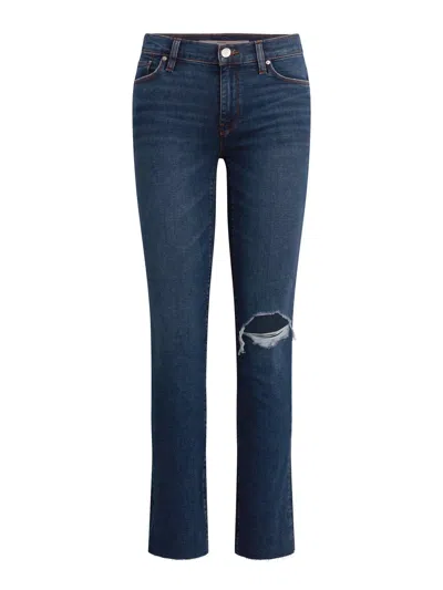 Hudson Women's Midrise Straight Ankle Jeans In Legit In Blue