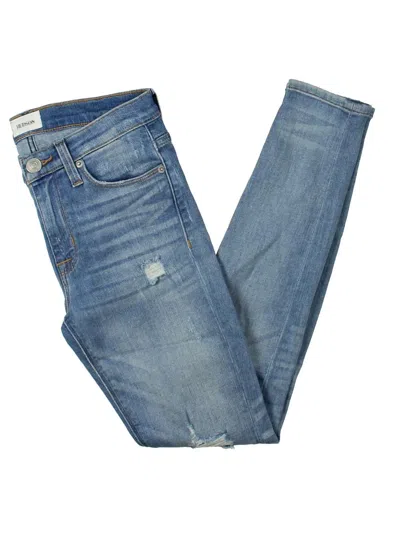 Hudson Women's Nico Light Wash Ankle Skinny Jeans In Karm In Blue