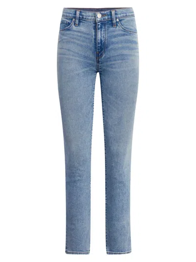 Hudson Jeans Nico Mid-rise Straight Ankle Jean In Blue