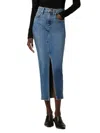 Hudson Women's Reconstructed Denim Midi-skirt In Lucent