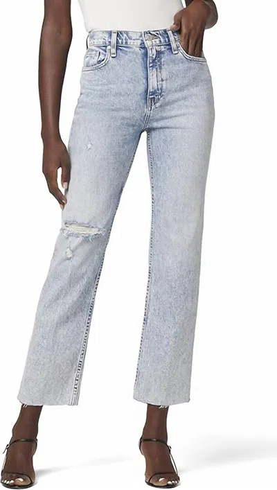 Hudson Women's Remi High Rise Straight Leg Cropped Jean In Two Hearts In Blue