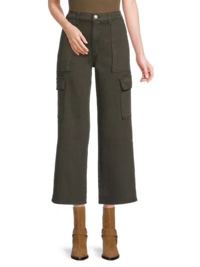 Hudson Babies' Women's Rosalie High Rise Wide Leg Jeans In Climbing Ivy
