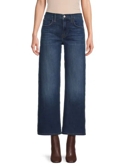 Hudson Women's Rosalie High Rise Wide Leg Jeans In Multi