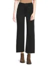 Hudson Women's Rosalie Wide-leg High-rise Jeans In Black