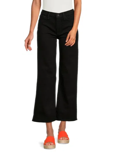 Hudson Women's Rosalie Wide Leg Jeans In Rinse Black