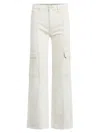 Hudson Rosie Cargo Jeans In Ecru