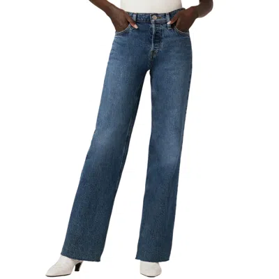 Hudson Women's Rosie High Rise Wide Leg Jean In Apollo In Red