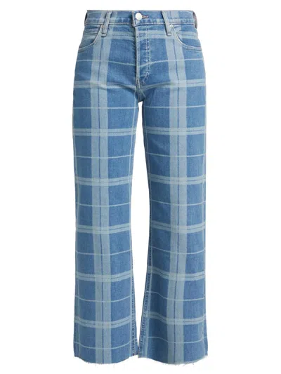 Hudson Women's Rosie High-rise Wide-leg Ankle Jeans