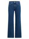HUDSON WOMEN'S ROSIE LOW-RISE PLEATED CROPPED FLARE JEANS