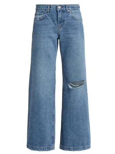 Hudson Jeans Rylee Low-rise Loose Pant In Blue