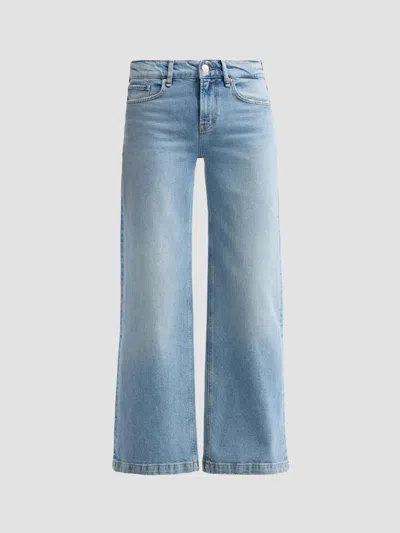 Hudson Women's Rylee Low-rise Wide-leg Jeans In Blue