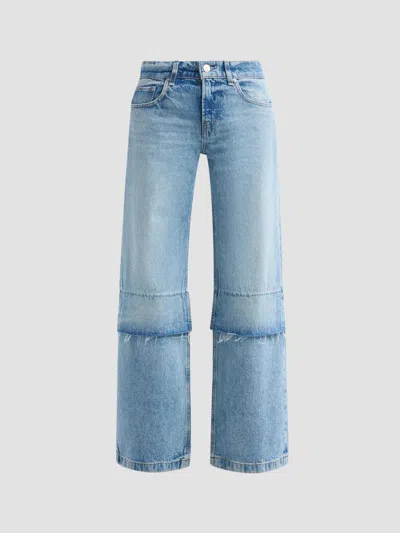 Hudson Women's Rylee Straight-leg Layered Jeans In Blue