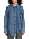 Hudson Jeans Denim Shirt In Blue